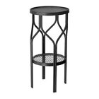 003.844.18 Ikea Sommar Plant Stand Steel Black Tall