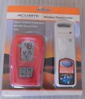 00417 Wireless Red Thermometer Digital Clock Acu-rite
