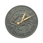 00581 Whitehall Crab Sealife Outdoor Wall Clock