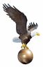 00802 Whitehall Eagle Flag Pole Mount