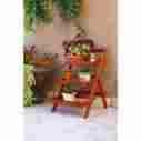01222 Vifah Wood Plant Stand Table Display Folding Shelf Outdoor Indoor Tier Planters Patio 791756201222