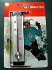 0123 Springfield Alcoa Vintage Aluminum Thermometer Mid Century Modern Nos Sealed