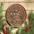 01789 Whitehall Thermometer Pinecone Products Clock Combo