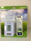 02044w Acurite Indoor Outdoor Wireless Weather Thermometer With Clock White Brand