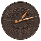 02190 Whitehall Products Vine And Fleur Wall Clock 719455021903