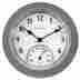 02431 Acu-rite Acurite Wireless Weather Resistant Indoor Outdoor Silver Thermometer With Clock