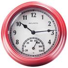 02434l Acurite Wireless Indoor Outdoor Red Thermometer Clock Plastic 072397024358