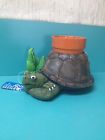 030157005474 Blue Ribbon Sleeping Turtle Planter Pot Garden Pond