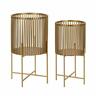 032231573367 Kate And Laurel Paynter Modern Metal Floor Planter