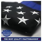 041898556507 Vsvo Thin Blue Line American Police Flag Ft