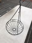 04365 Unbranded Lightweight Wrought Iron Hanging Plant Holder