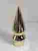050097 Unbranded S-101 3-1 2 Metal Round Spear Ornament Sp Gold Ferrule Spindle New