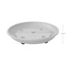 0504925001-6 Almi Six Planter Caddy Wheels Flower Pots Plant Container White