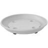 0504925001-8 Almi Planter Caddy Saucer With Wheels White 611830910157