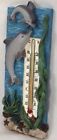 05202 Spoontiques Dolphins Thermometer Wall 758606099835