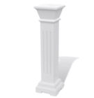 05808 Plant Stand Classic Square Pillar Mdf White Furniture 654409705808