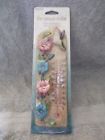 071589036100 Springfield Stoneworks Outdoor Thermometer Hummingbird Morning Glories New