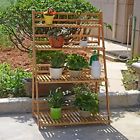 07426881446721 Perfect Home Savings Bamboo Plant Stand Foldable Wooden 7426881446721