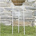 07426881447650 Perfect Home Savings White Metal Plant Stand Tall 7426881447650