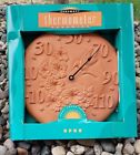 077625427031 Sun Swept Terra Cotta Hummingbird Thermometer Indoor Outdoor