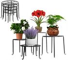0787186186444 Black Plant Stand Set 787186186444