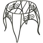 0787186186567 Black Metal Pot Stand 787186186567