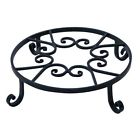 0787186186574 Black Metal Pot Stand 787186186574