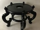 0849527036402 Oriental Furniture Vintage Fish Bowl Plant Pot Wood