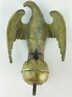 1.8lbs Eagle Topper 6.5 Heavy Antique Tall Solid Flag Pole Brass
