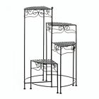 10018034 Black 4-tier Metal Plant Stand 10018034 Black 4-tier Metal Plant Stand