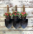 10018418 Summerfield Terrace Shovels Wall Planter High Iron Wood Pine Black