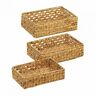 10018775 Accent Plus Wicker Basket Tray Set 849179040871