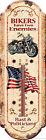 10re Rivers Edge Nib Bikers Have Two Enemies Nostagilic Tin Thermometer 855923002101