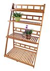 118070 Bamboo Folding Plant Rack Stand
