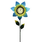 6576418 11922. Home Garden Thermometer Stake Blue Metal Accent 657641119228
