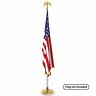 12345 Easygoproducts Base Stand And Gold American Eagle Topper Ornament Set