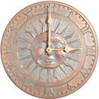1289 Whitehall Products Sunface Clock Copper Verdi 719455012895