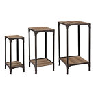 138-146 S3 Sterling Set Of Plant Stands