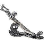 14268 Aewholesale Skeletons Dragons Dagger With Stand 849179010843