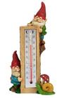 160416 Cbk Midwest Garden Outdoor Living Gnome Resin Thermometer 738449111871