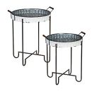 164367 Cbk Piece Set Black And White Enamel Round 738449136829