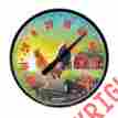 1729 Acu-rite Rooster Chicken Barn Farm Garden Yard Outdoor Thermometer 12 Diameter