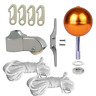 180001 Pission Flagpole Hardware Repair Kits Gold Ball Flag 689852664440