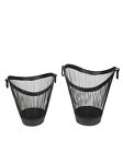 8055729 18902 Privilege Set Of Antique Black Nesting Tapered Metal 805572189029