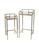 8055720 18947 Privilege Piece Plant Stands In Gold Leaf 805572189470