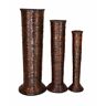 192551099180 Benzara Sea Grass Planter Deep Brown Set Of