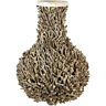 192551105560 Homeroots Willow Pot Shaped Planter Brown