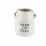 192551238343 Benzara Ceramic Hanging Milk Jug Planter With Typographic