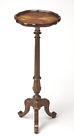 1931001 Butler Chatsworth Vintage Oak Pedestal Plant Stand 797379013822