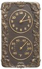 1957 Whitehall Open Box Products Acanthus Combo Clock French Bronze